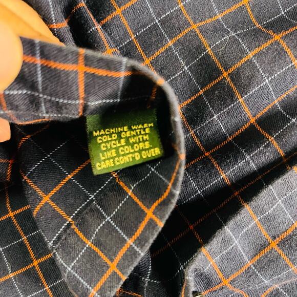 J Crew Shirt Mens Large Blue Red Plaid Long Sleeve Collared Button Up Pocket - Picture 4 of 9